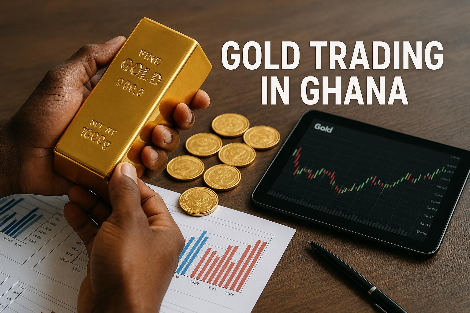 Gold related trading activity in Ghana