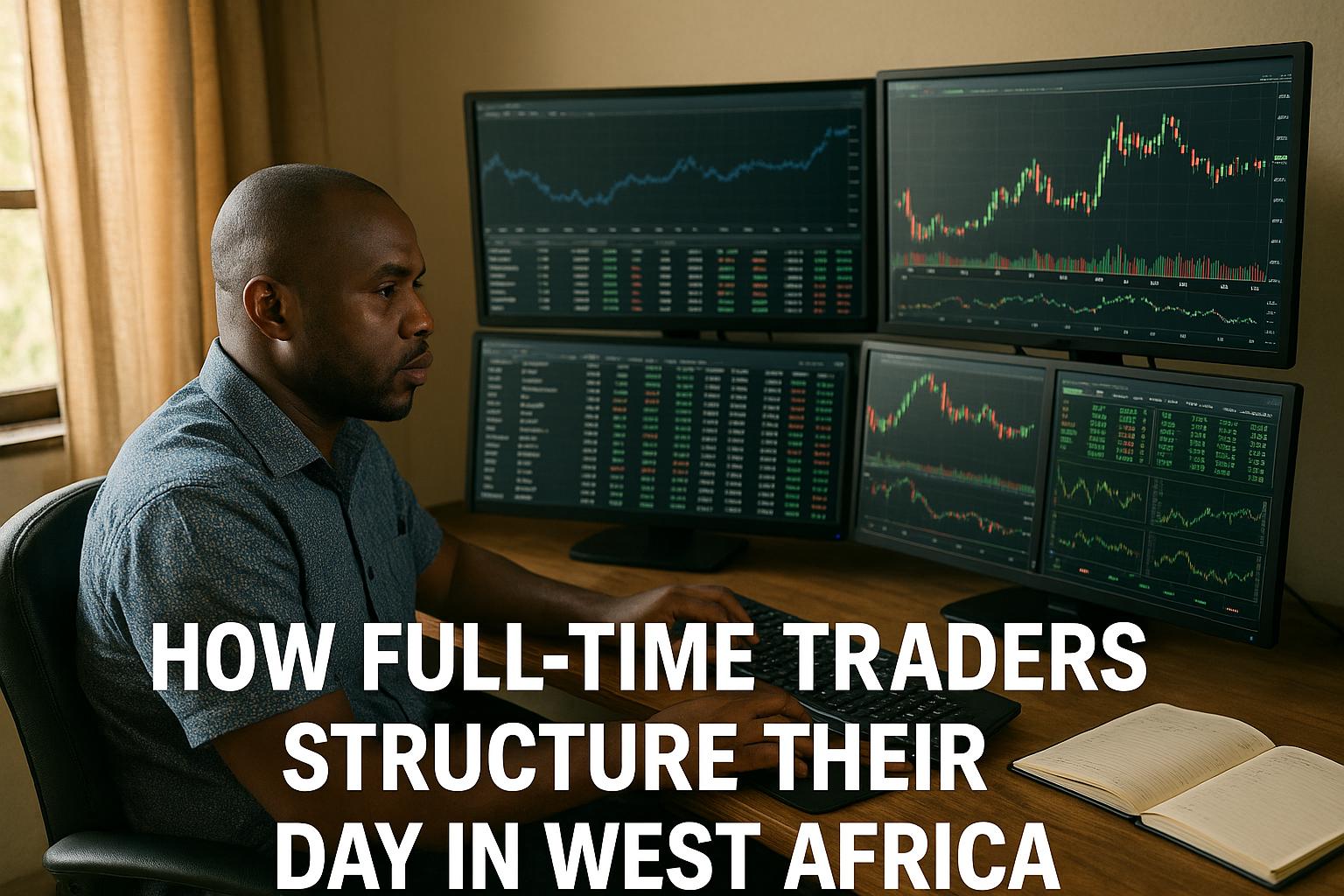How full time traders structure their day in West Africa