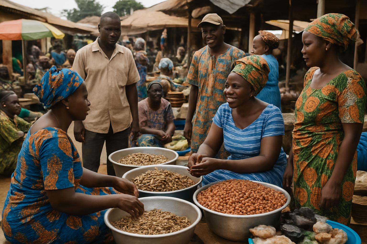 How trading groups form in local communities across West Africa